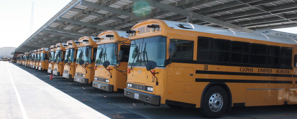 Clovis Unified School Busses