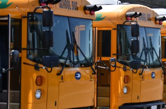 Clovis Unified School Busses