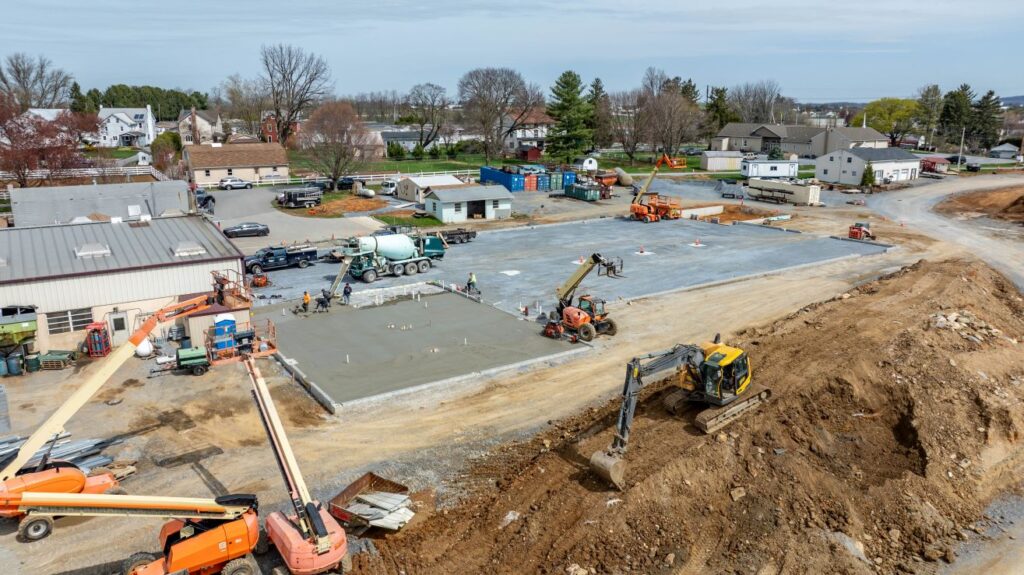 Construction perimeter security improving vehicle visibility and after-hours awareness on active job sites