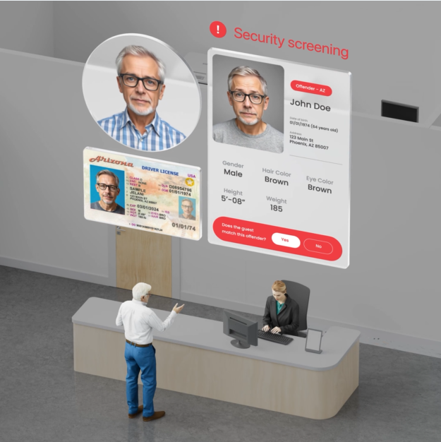 Secure and seamless visitor entry