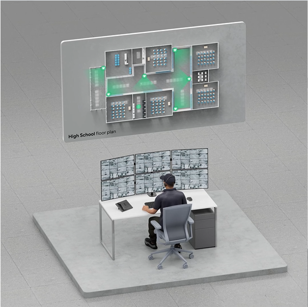 Share live camera feeds with police