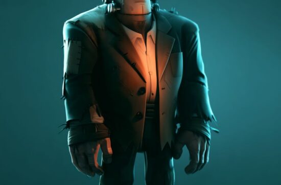 Cartoon Frankenstein Fraudster monster illustrating how hackers piece together weak and reused passwords